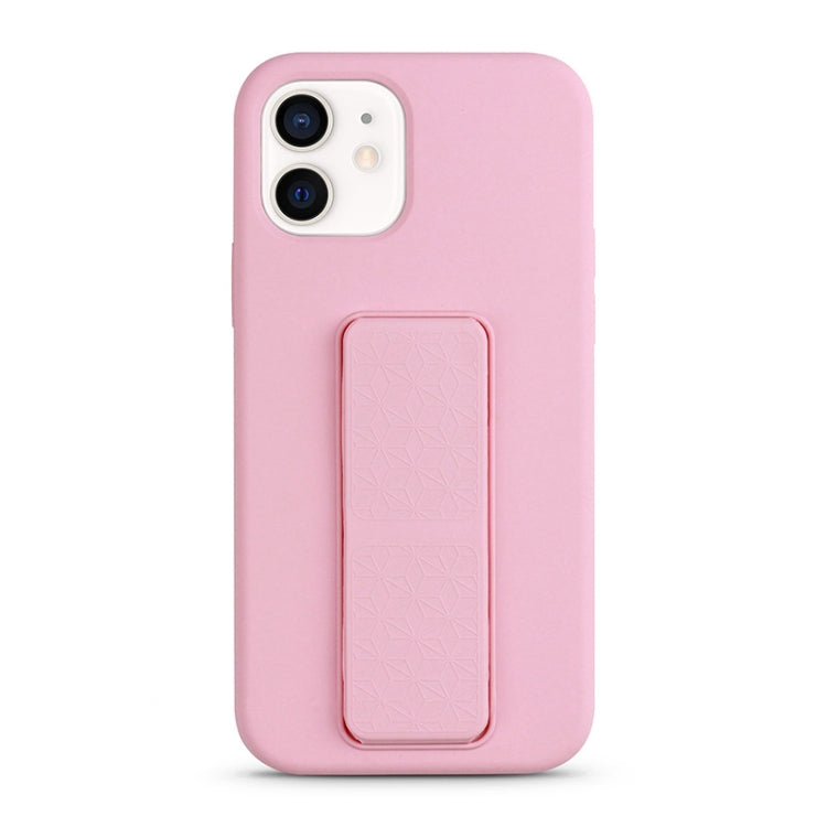 For iPhone 12 Liquid Silicone Holder Phone Case