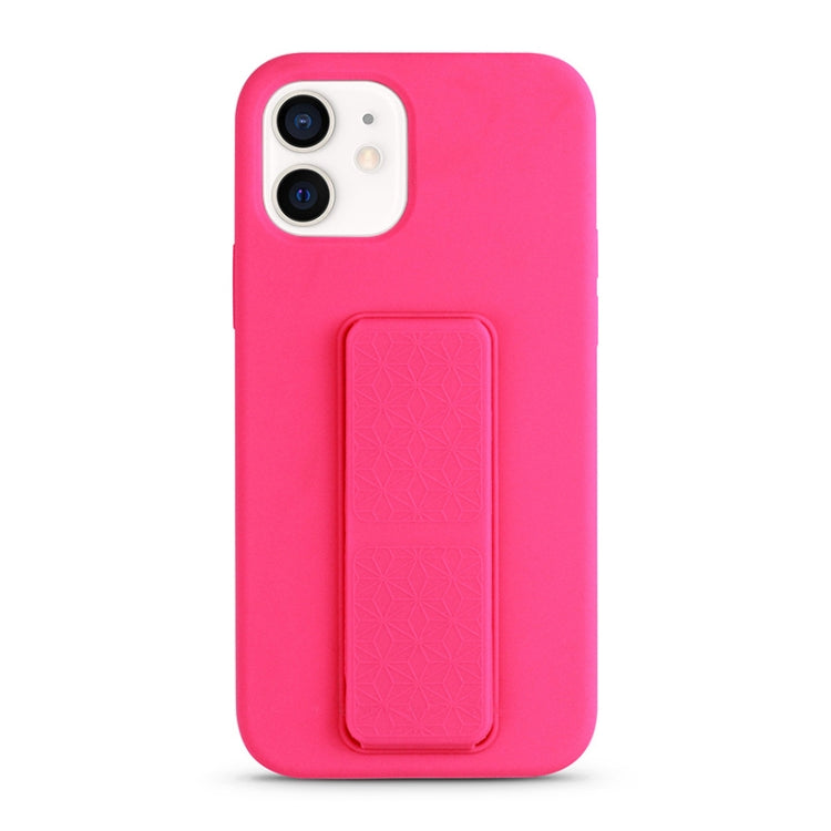 For iPhone 12 Liquid Silicone Holder Phone Case