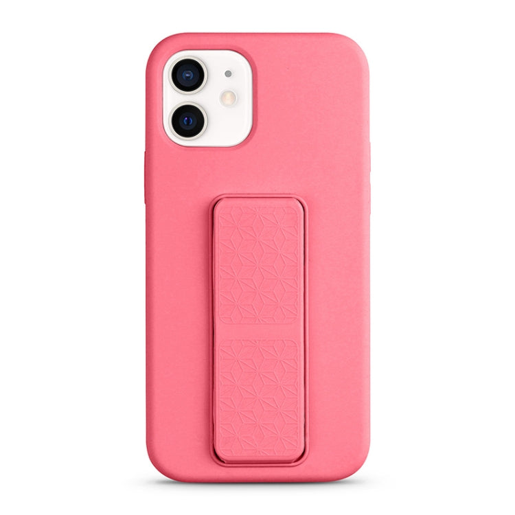 For iPhone 12 Liquid Silicone Holder Phone Case