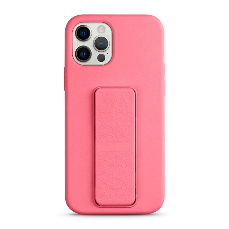 For iPhone 12 Pro Max Liquid Silicone Holder Phone Case