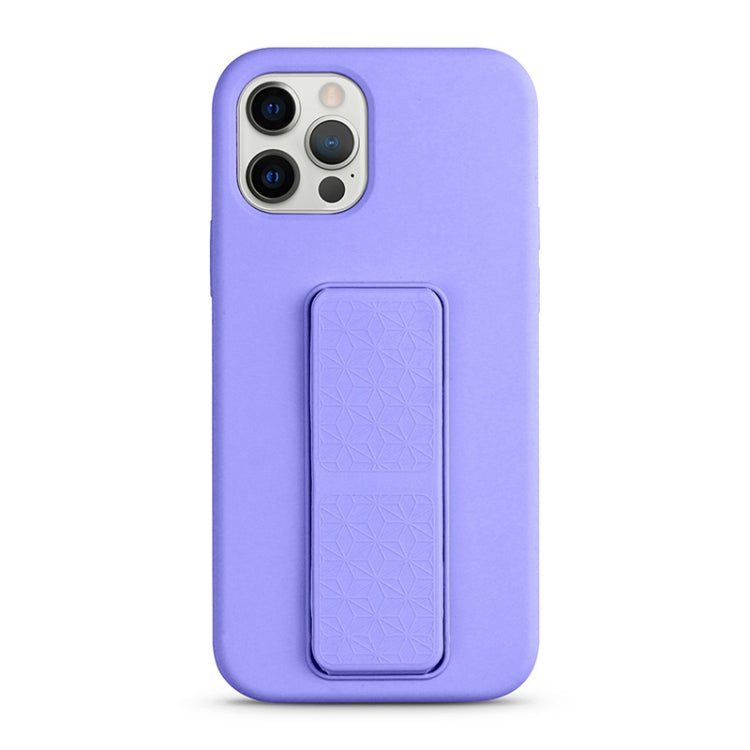 For iPhone 13 Pro Max Liquid Silicone Holder Phone Case