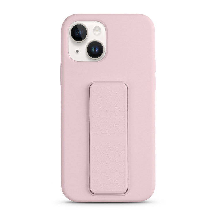 For iPhone 14 Liquid Silicone Holder Phone Case