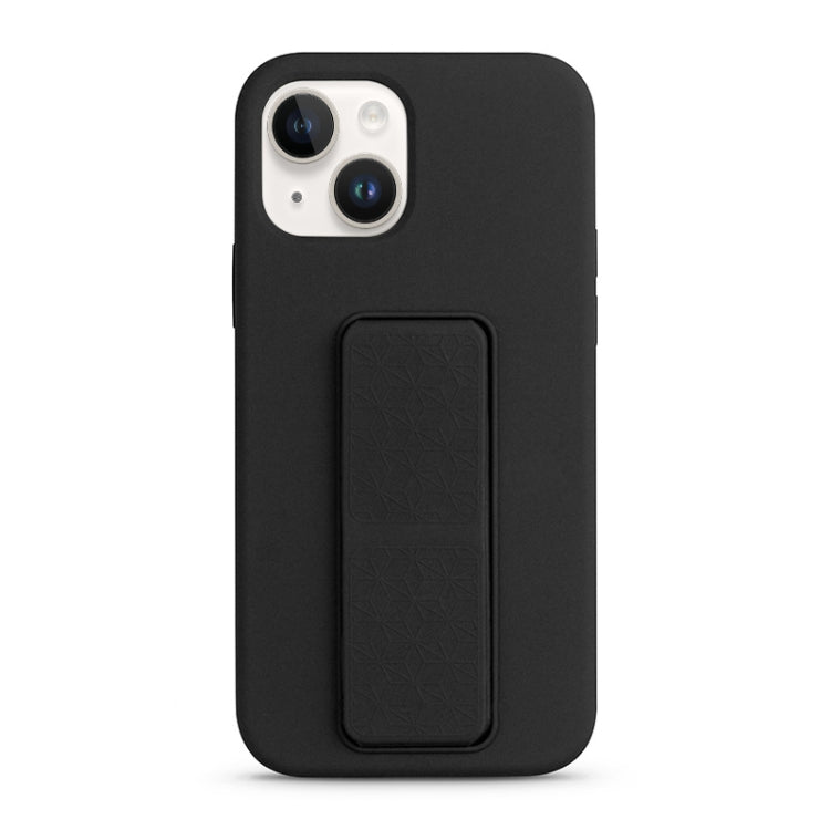 For iPhone 14 Liquid Silicone Holder Phone Case