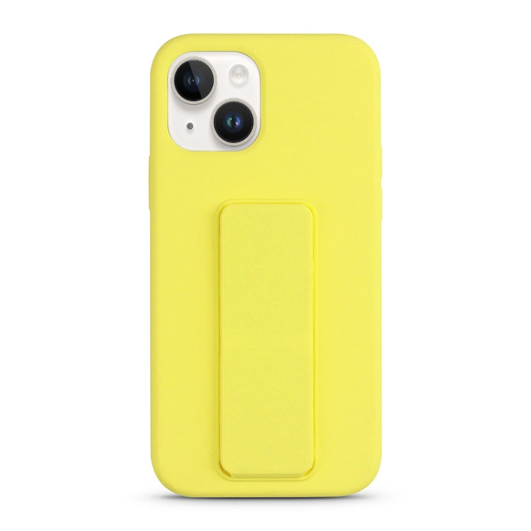 For iPhone 14 Plus Liquid Silicone Holder Phone Case