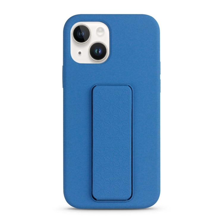 For iPhone 15 Plus Liquid Silicone Holder Phone Case