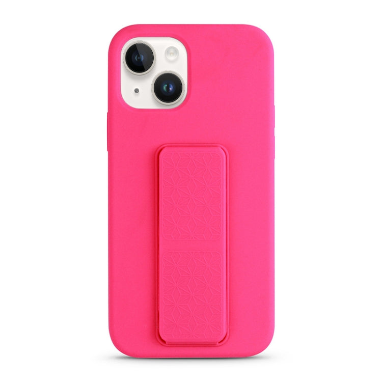 For iPhone 15 Plus Liquid Silicone Holder Phone Case