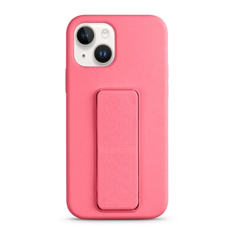 For iPhone 15 Plus Liquid Silicone Holder Phone Case
