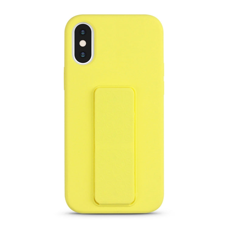 For iPhone XS Max Liquid Silicone Holder Phone Case