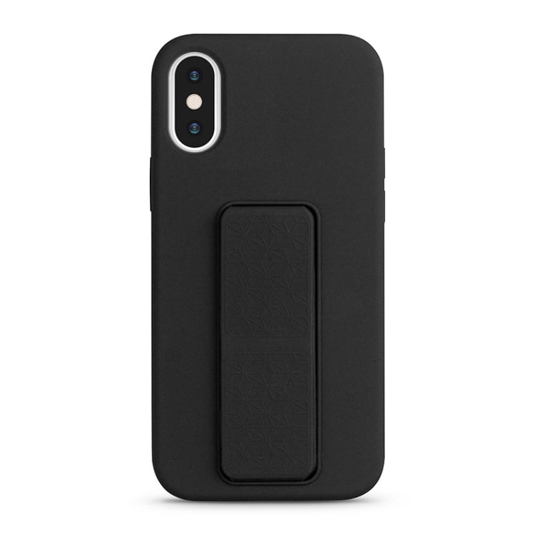 For iPhone XS Max Liquid Silicone Holder Phone Case