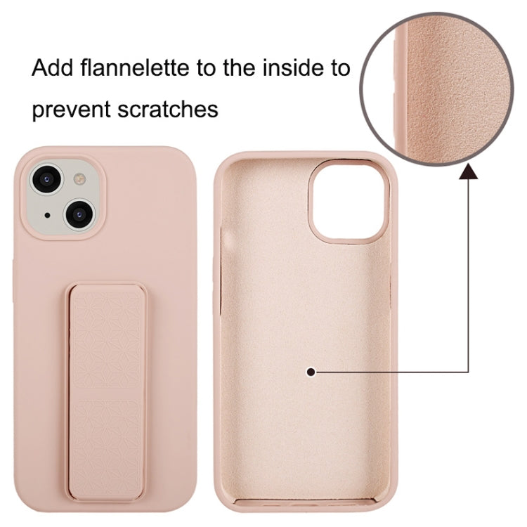 For iPhone 12 Pro Liquid Silicone Holder Phone Case