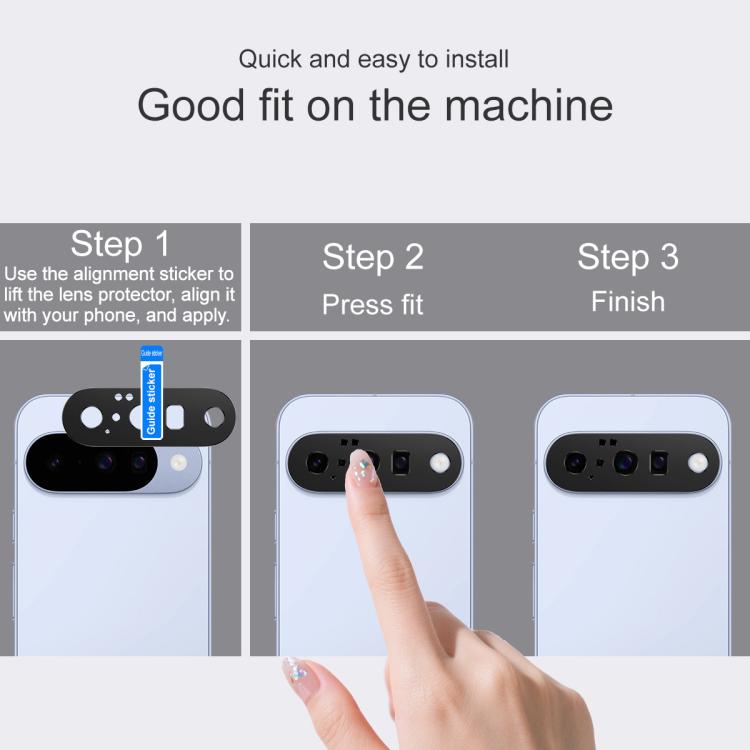 For Google Pixel 10 IMAK Metal Camera Lens Protector Cover