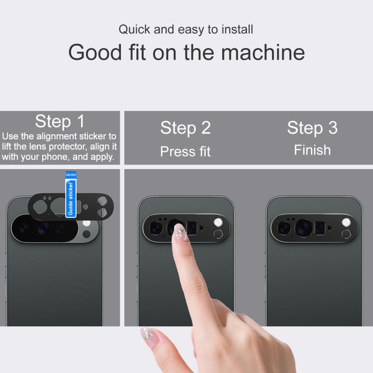 For Google Pixel 10 Pro XL IMAK Metal Camera Lens Protector Cover