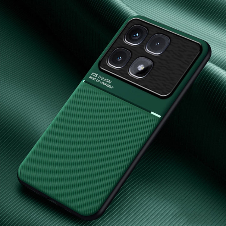 For Redmi K70 Ultra Classic Tilt Strip Grain Magnetic Shockproof PC + TPU Phone Case