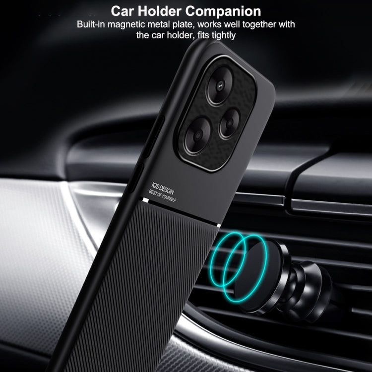For Redmi K70 Ultra Classic Tilt Strip Grain Magnetic Shockproof PC + TPU Phone Case