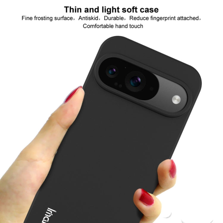For Google Pixel 9 / Pixel 9 Pro IMAK UC-3 Series Shockproof Frosted TPU Phone Case - Black