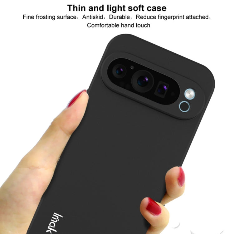 For Google Pixel 9 Pro XL IMAK UC-3 Series Shockproof Frosted TPU Phone Case - Black
