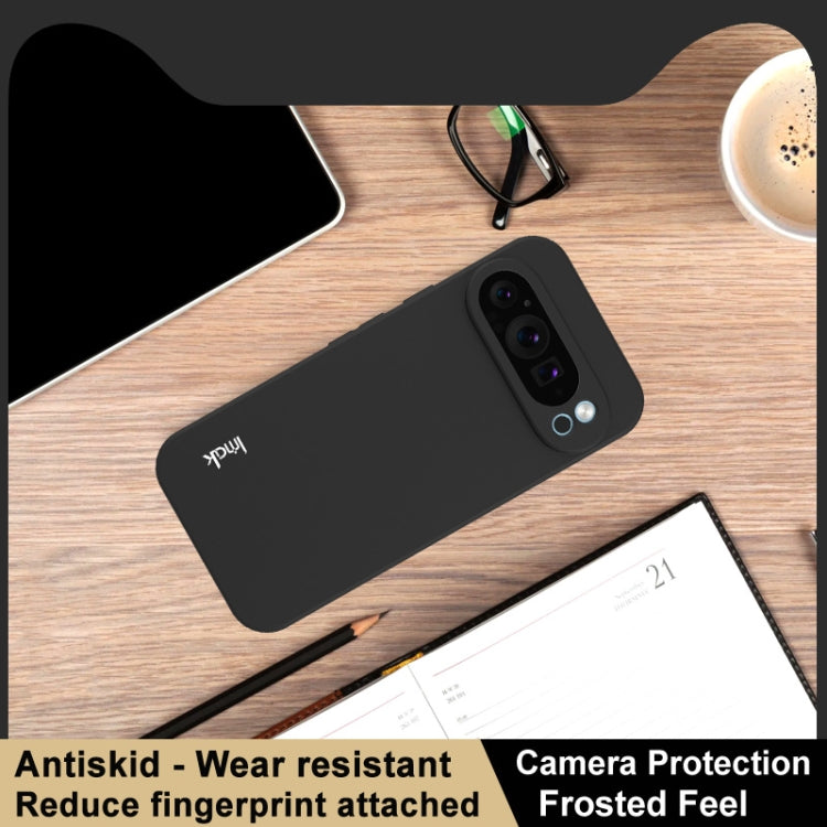 For Google Pixel 9 Pro XL IMAK UC-3 Series Shockproof Frosted TPU Phone Case - Black