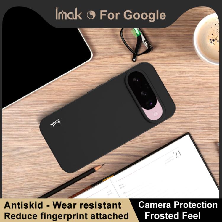 For Google Pixel 10 / Pixel 10 Pro IMAK UC-3 Series Shockproof Frosted TPU Phone Case - Black