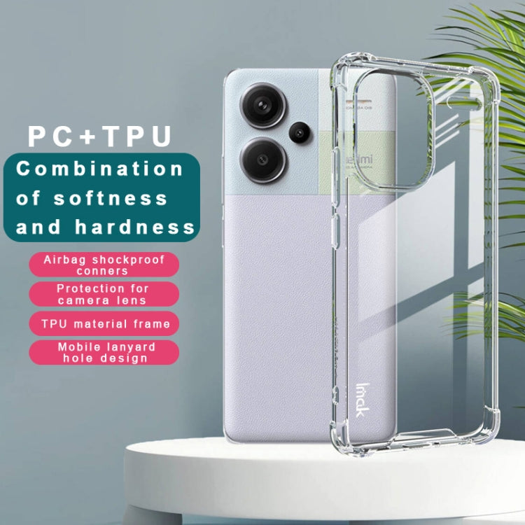 For Redmi Note 13 Pro+ 5G IMAK Space Shield PC + TPU Airbag Shockproof Phone Case - Transparent