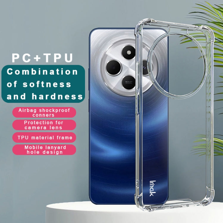 For Redmi 14C 4G / 14R 5G IMAK Space Shield PC + TPU Airbag Shockproof Phone Case - Transparent