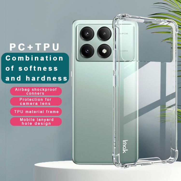 For Xiaomi POCO X6 Pro 5G IMAK Space Shield PC + TPU Airbag Shockproof Phone Case - Transparent