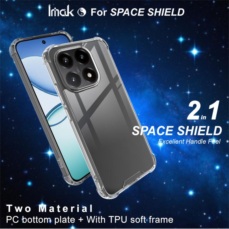 For Xiaomi 15T 5G IMAK Space Shield PC + TPU Airbag Shockproof Phone Case - Transparent