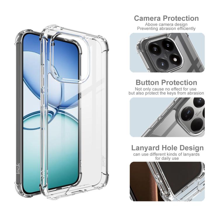 For Xiaomi 15T 5G IMAK Space Shield PC + TPU Airbag Shockproof Phone Case - Transparent