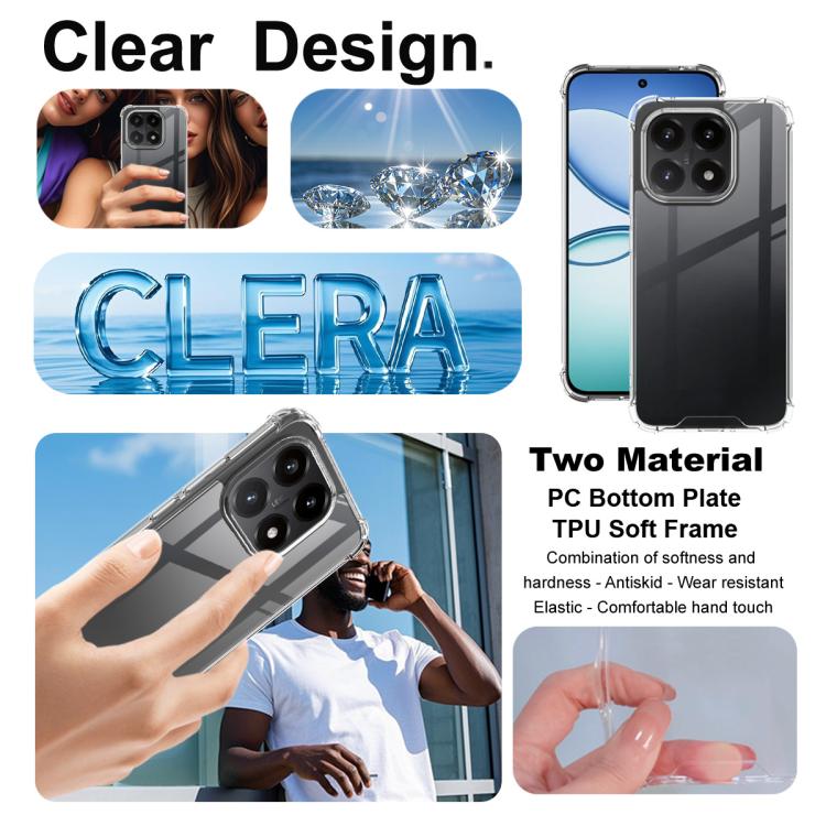 For Xiaomi 15T 5G IMAK Space Shield PC + TPU Airbag Shockproof Phone Case - Transparent