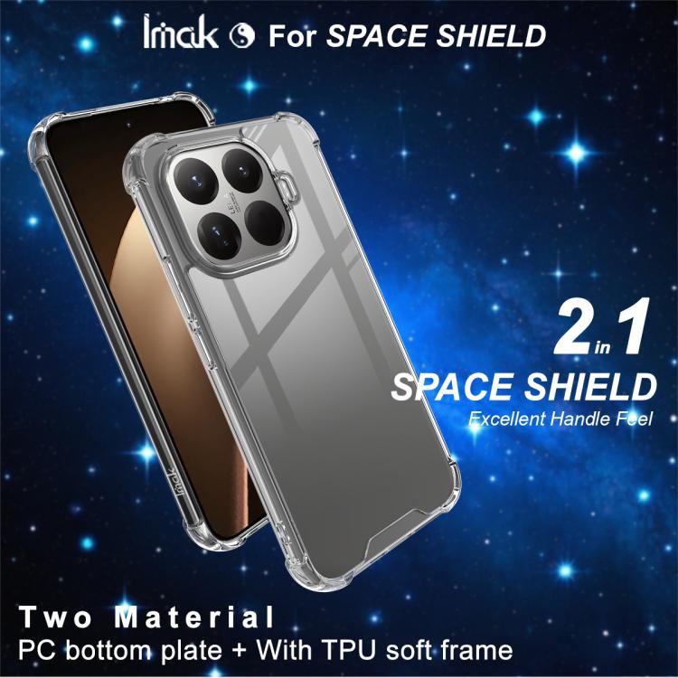 For Xiaomi 15T Pro 5G IMAK Space Shield PC + TPU Airbag Shockproof Phone Case - Transparent