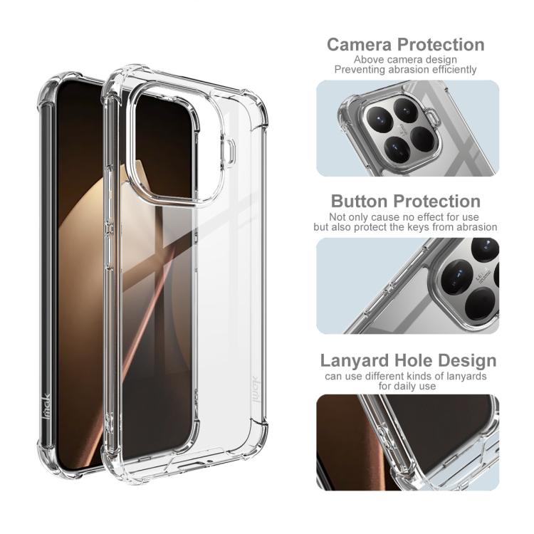 For Xiaomi 15T Pro 5G IMAK Space Shield PC + TPU Airbag Shockproof Phone Case - Transparent