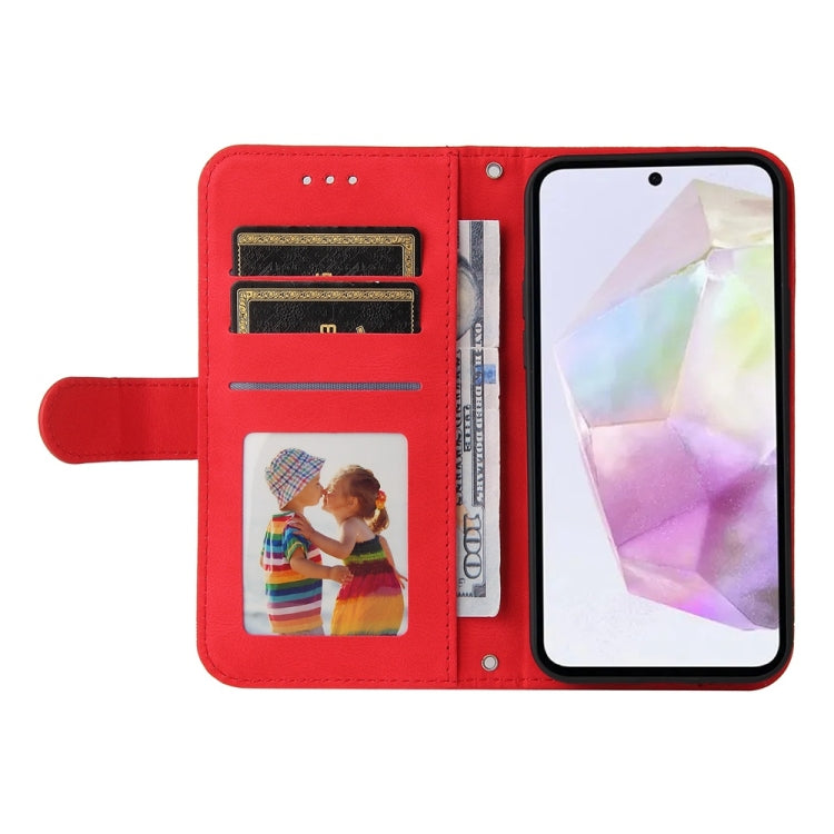 For Samsung Galaxy M35 Skin Feel Life Tree Metal Button Leather Phone Case