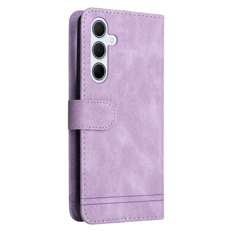 For Samsung Galaxy M35 Skin Feel Life Tree Metal Button Leather Phone Case
