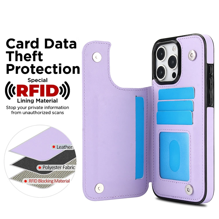 For iPhone 16 Pro Double Buckle Rhombic PU Leather Phone Case