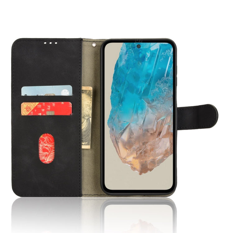 For Samsung Galaxy M35 Skin Feel Magnetic Flip Leather Phone Case