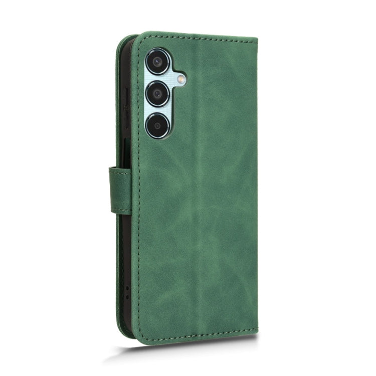 For Samsung Galaxy M35 Skin Feel Magnetic Flip Leather Phone Case