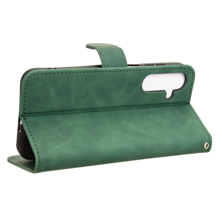 For Samsung Galaxy M35 Skin Feel Magnetic Flip Leather Phone Case