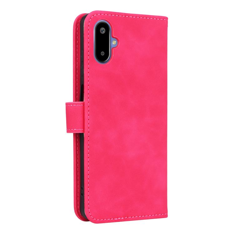 For Samsung Galaxy M06 5G / F06 5G Skin Feel Magnetic Flip Leather Phone Case