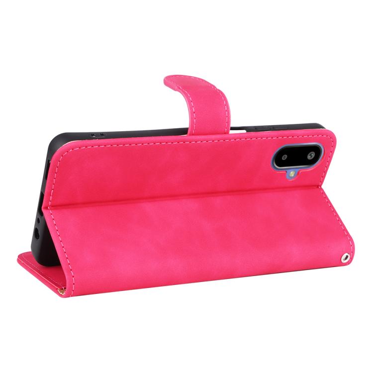 For Samsung Galaxy M06 5G / F06 5G Skin Feel Magnetic Flip Leather Phone Case