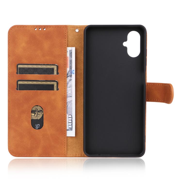 For Samsung Galaxy M06 5G / F06 5G Skin Feel Magnetic Flip Leather Phone Case