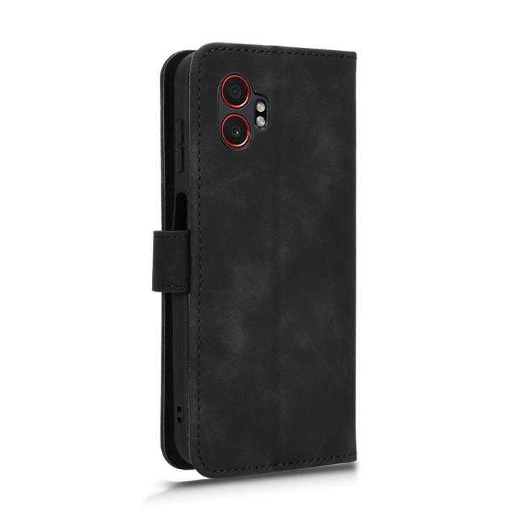 For Samsung Galaxy Xcover7 Pro Skin Feel Magnetic Flip Leather Phone Case
