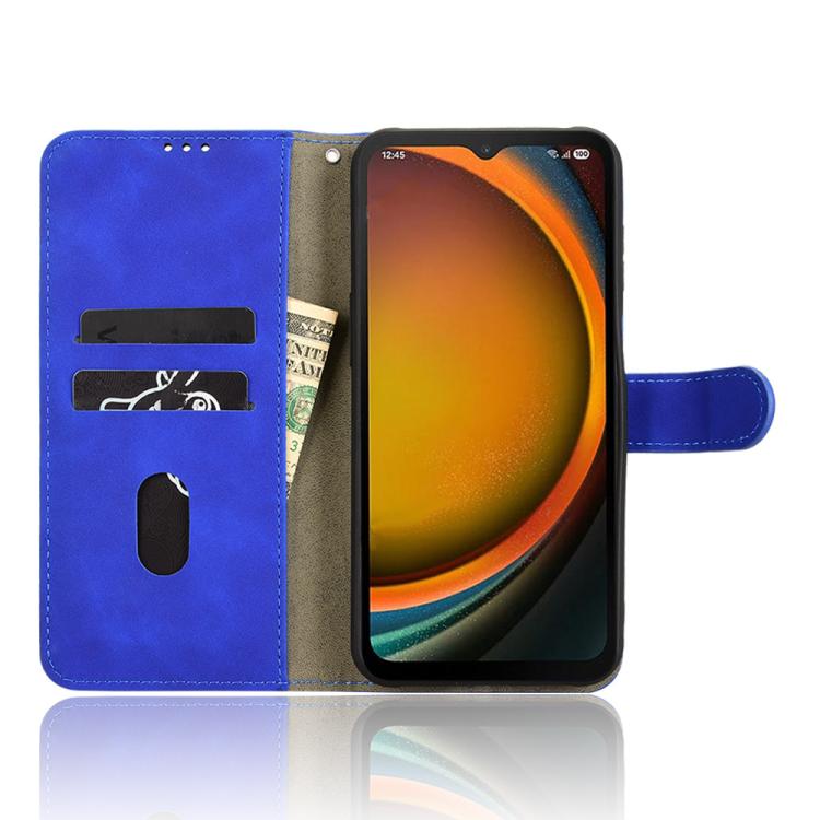 For Samsung Galaxy Xcover7 Pro Skin Feel Magnetic Flip Leather Phone Case