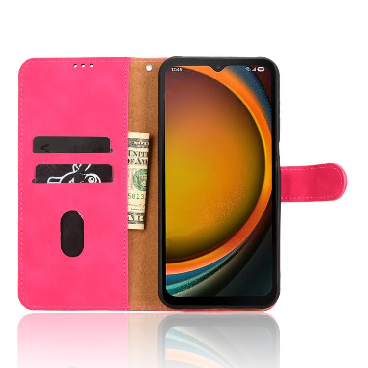 For Samsung Galaxy Xcover7 Pro Skin Feel Magnetic Flip Leather Phone Case