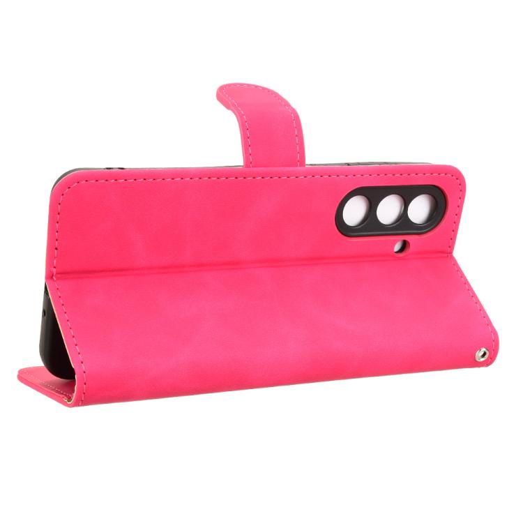 For Samsung Galaxy M56 5G Skin Feel Magnetic Flip Leather Phone Case