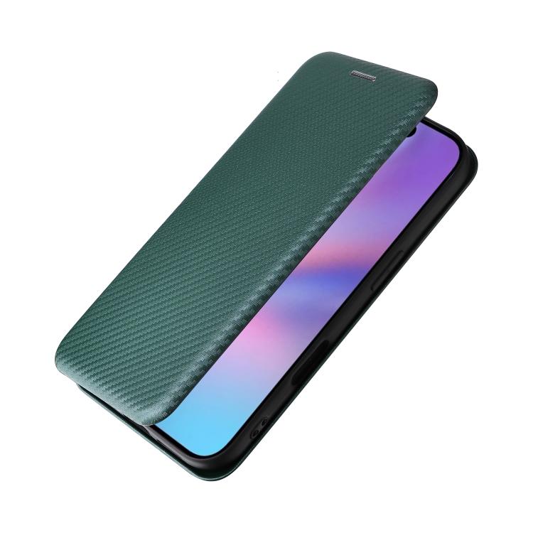 For iPhone 17 Carbon Fiber Texture Flip Leather Phone Case