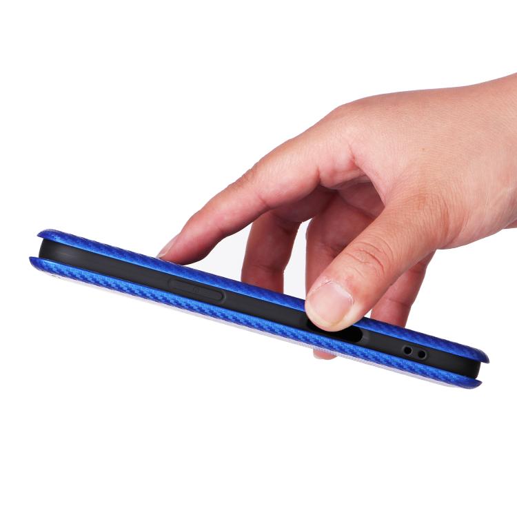 For iPhone Air Carbon Fiber Texture Flip Leather Phone Case