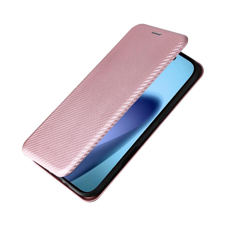 For iPhone Air Carbon Fiber Texture Flip Leather Phone Case