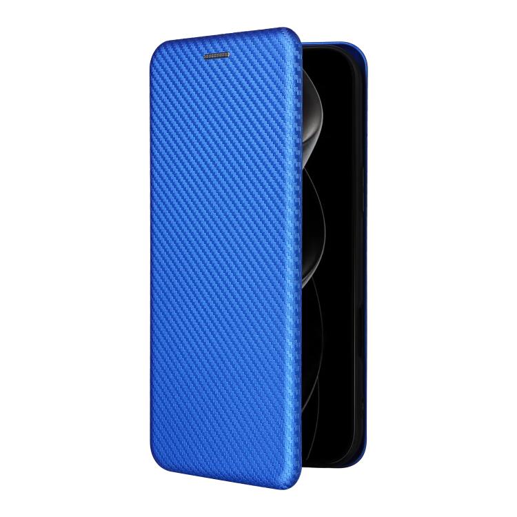 For iPhone 17 Pro Carbon Fiber Texture Flip Leather Phone Case