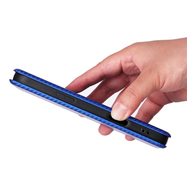 For iPhone 17 Pro Carbon Fiber Texture Flip Leather Phone Case