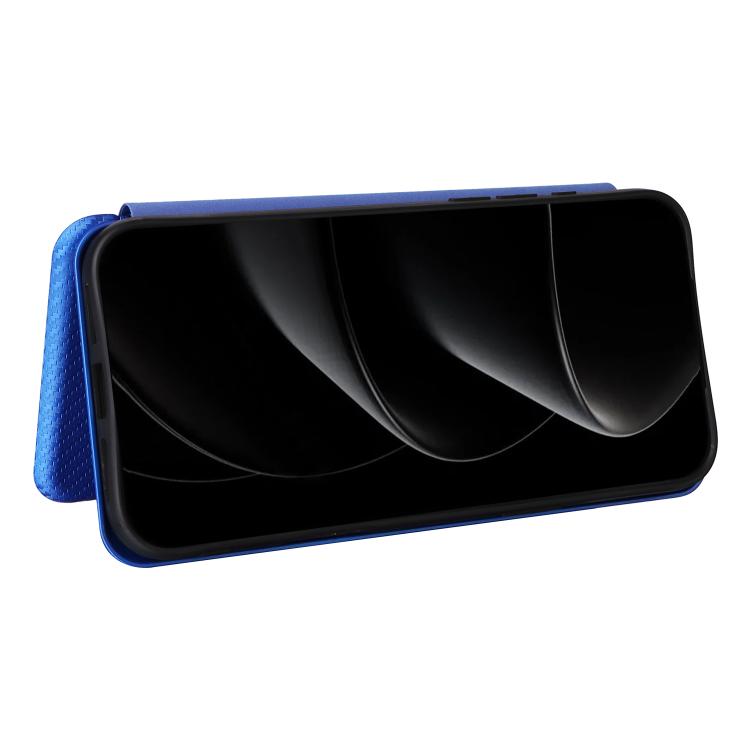 For iPhone 17 Pro Max Carbon Fiber Texture Flip Leather Phone Case