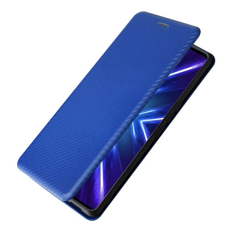 For HTC U24 Pro Carbon Fiber Texture Flip Leather Phone Case